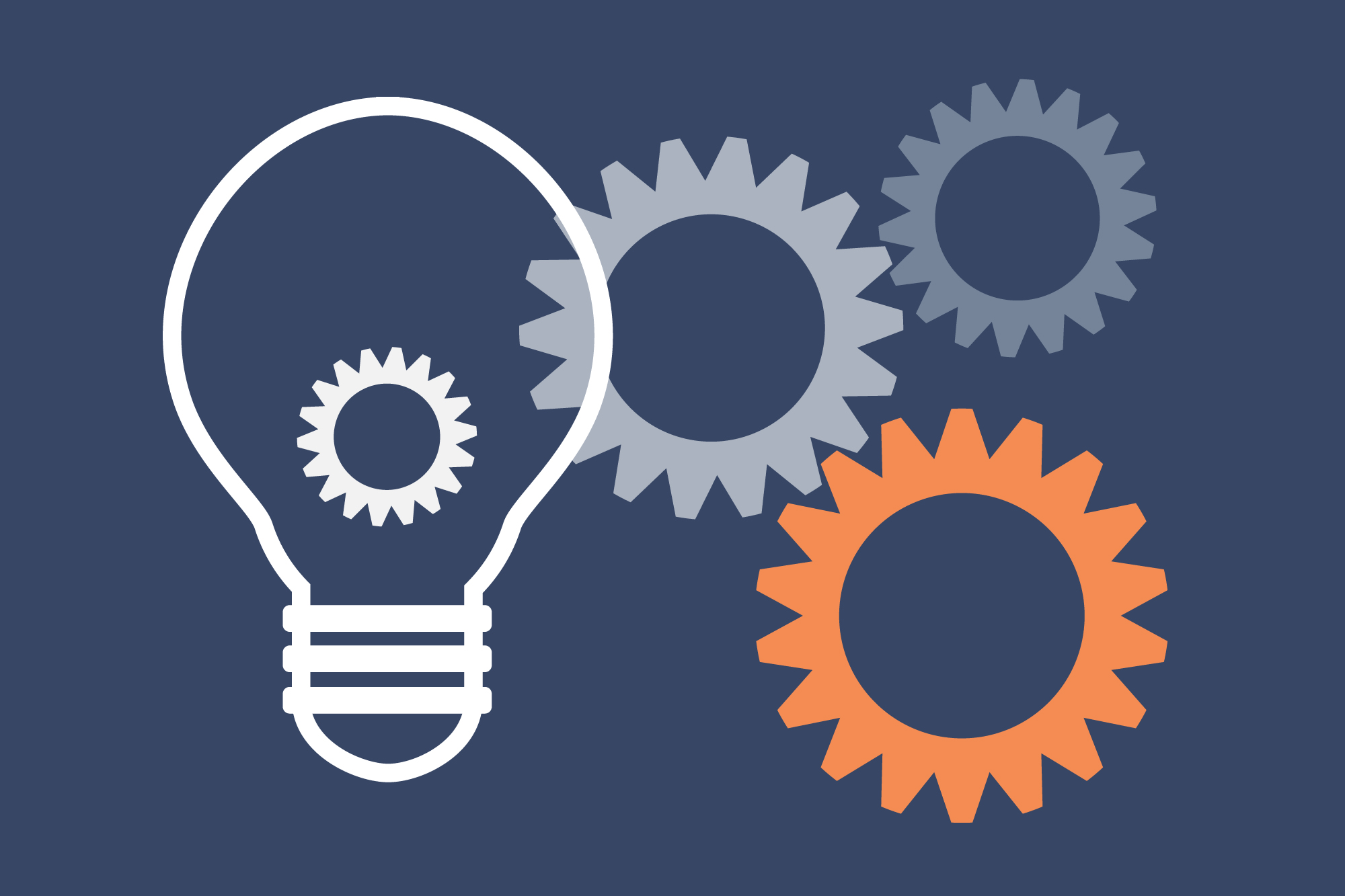 gears and lightbulb graphic